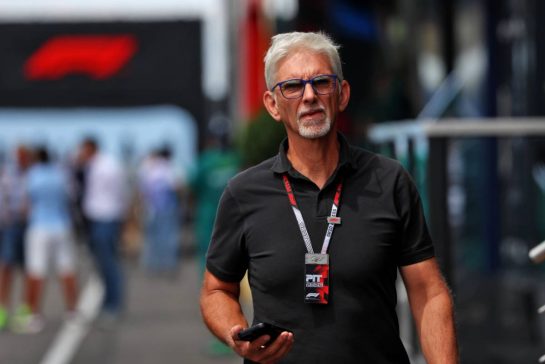 Damon Hill (GBR) BBC Radio 5 Live.
23.07.2026. Formula 1 World Championship, Rd 11, Hungarian Grand Prix, Budapest, Hungary, Preparation Day.
- www.xpbimages.com, EMail: requests@xpbimages.com © Copyright: Rew / XPB Images