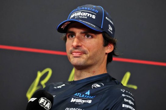 Carlos Sainz (ESP) Williams F1 Team in the FIA Press Conference.
23.07.2026. Formula 1 World Championship, Rd 11, Hungarian Grand Prix, Budapest, Hungary, Preparation Day.
- www.xpbimages.com, EMail: requests@xpbimages.com © Copyright: Moy / XPB Images