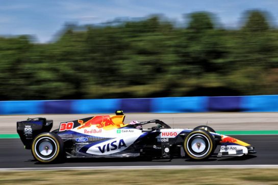 Liam Lawson (NZL) Racing Bulls Formula One Team VCARB 03.
25.07.2026. Formula 1 World Championship, Rd 11, Hungarian Grand Prix, Budapest, Hungary, Qualifying Day.
- www.xpbimages.com, EMail: requests@xpbimages.com © Copyright: Rew / XPB Images