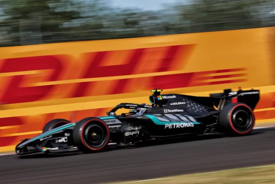 Andrea Kimi Antonelli (ITA) Mercedes AMG Formula One Team W17.
25.07.2026. Formula 1 World Championship, Rd 11, Hungarian Grand Prix, Budapest, Hungary, Qualifying Day.
- www.xpbimages.com, EMail: requests@xpbimages.com © Copyright: Rew / XPB Images