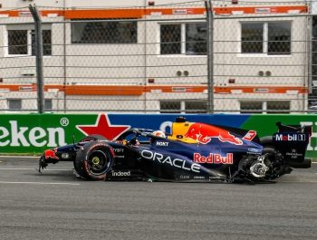Dutch GP red-flagged as Verstappen crashes heavily