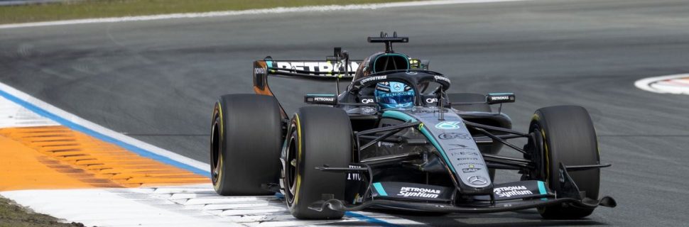 Dutch GP: Russell snatches pole for Zandvoort Sprint