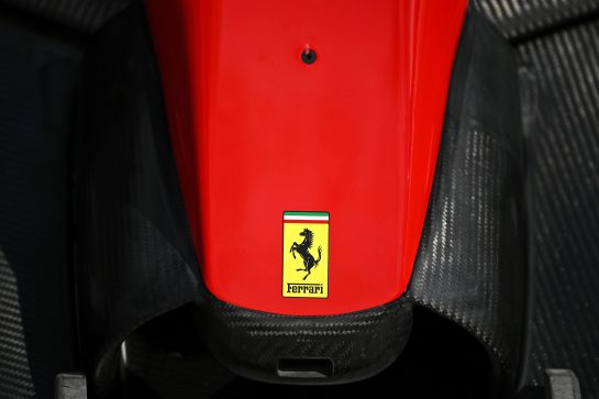 Scuderia Ferrari SF-26 nosecone.
20.08.2026. Formula 1 World Championship, Rd 12, Dutch Grand Prix, Zandvoort, Netherlands, Preparation Day.
- www.xpbimages.com, EMail: requests@xpbimages.com © Copyright: Price / XPB Images