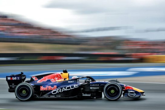 Max Verstappen (NLD) Red Bull Racing RB22.
21.08.2026. Formula 1 World Championship, Rd 12, Dutch Grand Prix, Zandvoort, Netherlands, Sprint Qualifying Day.
- www.xpbimages.com, EMail: requests@xpbimages.com © Copyright: Charniaux / XPB Images