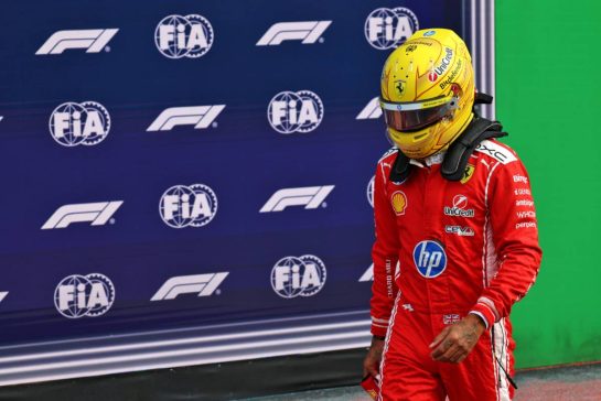 Lewis Hamilton (GBR) Scuderia Ferrari in Sprint qualifying parc ferme.
21.08.2026. Formula 1 World Championship, Rd 12, Dutch Grand Prix, Zandvoort, Netherlands, Sprint Qualifying Day.
- www.xpbimages.com, EMail: requests@xpbimages.com © Copyright: Batchelor / XPB Images