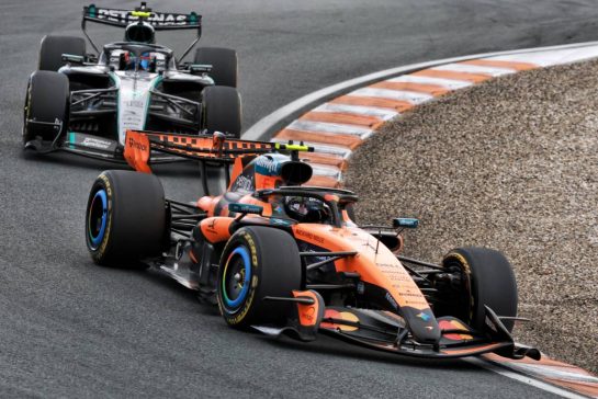 Lando Norris (GBR) McLaren F1 Team MCL40.
22.08.2026. Formula 1 World Championship, Rd 12, Dutch Grand Prix, Zandvoort, Netherlands, Sprint and Qualifying Day.
- www.xpbimages.com, EMail: requests@xpbimages.com © Copyright: Charniaux / XPB Images