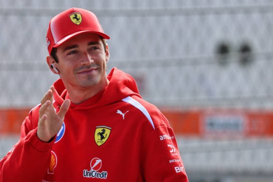 Charles Leclerc (MON) Scuderia Ferrari on the drivers' parade.
23.08.2026. Formula 1 World Championship, Rd 12, Dutch Grand Prix, Zandvoort, Netherlands, Race Day.
- www.xpbimages.com, EMail: requests@xpbimages.com © Copyright: Batchelor / XPB Images