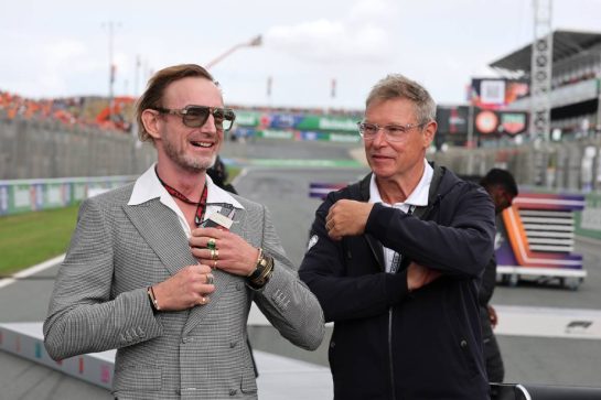 (L to R): Prince Bernhard of Orange-Nassau, van Vollenhoven (NLD) Zandvoort Circuit Co-Owner on the grid with Bernd Maylander (GER) FIA Safety Car Driver.
23.08.2026. Formula 1 World Championship, Rd 12, Dutch Grand Prix, Zandvoort, Netherlands, Race Day.
- www.xpbimages.com, EMail: requests@xpbimages.com © Copyright: Moy / XPB Images