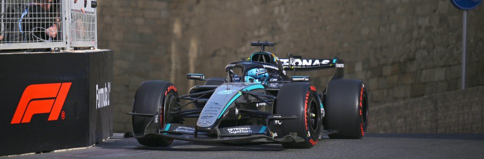 Azerbaijan GP: Russell takes crushing pole as Antonelli crashes