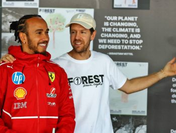 Vettel back in the saddle at Monza for Schumacher tribute run