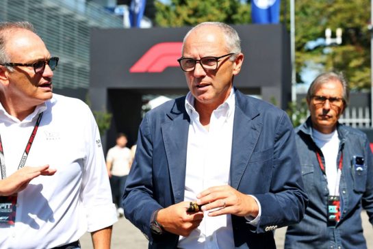 Stefano Domenicali (ITA) Formula One President and CEO.
03.09.2026. Formula 1 World Championship, Rd 13, Italian Grand Prix, Monza, Italy, Preparation Day.
- www.xpbimages.com, EMail: requests@xpbimages.com © Copyright: Bearne / XPB Images