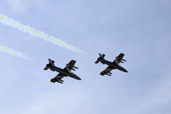 Circuit atmosphere - air display.
03.09.2026. Formula 1 World Championship, Rd 13, Italian Grand Prix, Monza, Italy, Preparation Day.
- www.xpbimages.com, EMail: requests@xpbimages.com © Copyright: XPB Images