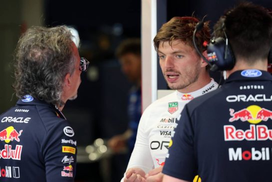(L to R): Laurent Mekies (FRA) Red Bull Racing Team Principal and CEO with Max Verstappen (NLD) Red Bull Racing.
05.09.2026. Formula 1 World Championship, Rd 13, Italian Grand Prix, Monza, Italy, Qualifying Day.
- www.xpbimages.com, EMail: requests@xpbimages.com © Copyright: Batchelor / XPB Images