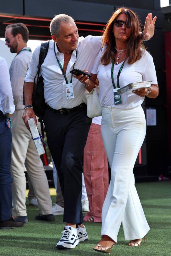 (L to R): Marco Antonelli (ITA) with his wife Elisabetta Antonelli (ITA).
06.09.2026. Formula 1 World Championship, Rd 13, Italian Grand Prix, Monza, Italy, Race Day.
- www.xpbimages.com, EMail: requests@xpbimages.com © Copyright:  Rew / XPB Images