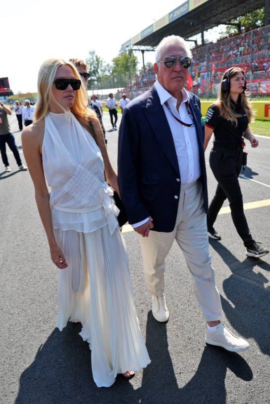 (L to R): Raquel Stroll (BRA) with her husband Lawrence Stroll (CDN) Aston Martin F1 Team Investor on the grid.
06.09.2026. Formula 1 World Championship, Rd 13, Italian Grand Prix, Monza, Italy, Race Day.
- www.xpbimages.com, EMail: requests@xpbimages.com © Copyright: Batchelor / XPB Images