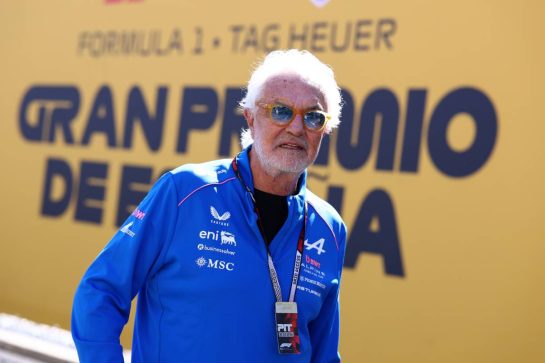 Flavio Briatore (ITA) Alpine F1 Team Executive Advisor.10.09.2026. Formula 1 World Championship, Rd 14, Spanish Grand Prix, Madrid, Spain, Preparation Day.- www.xpbimages.com, EMail: requests@xpbimages.com © Copyright: XPB Images