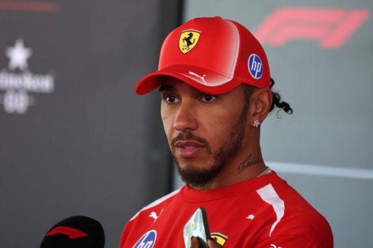 Lewis Hamilton (GBR) Scuderia Ferrari.10.09.2026. Formula 1 World Championship, Rd 14, Spanish Grand Prix, Madrid, Spain, Preparation Day.- www.xpbimages.com, EMail: requests@xpbimages.com © Copyright: XPB Images