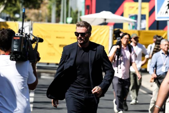 David Beckham (GBR) Former Football Player.
11.09.2026 Formula 1 World Championship, Rd 14, Spanish Grand Prix, Madrid, Spain, Practice Day.
- www.xpbimages.com, EMail: requests@xpbimages.com © Copyright: Moy / XPB Images