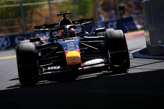 Max Verstappen (NLD) Red Bull Racing RB22.
13.09.2026. Formula 1 World Championship, Rd 14, Spanish Grand Prix, Madrid, Spain, Race Day.
- www.xpbimages.com, EMail: requests@xpbimages.com © Copyright: Bearne / XPB Images