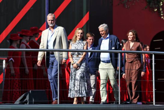 Felipe VI (ESP) King of Spain, on the podium.
13.09.2026. Formula 1 World Championship, Rd 14, Spanish Grand Prix, Madrid, Spain, Race Day.
- www.xpbimages.com, EMail: requests@xpbimages.com © Copyright: Moy / XPB Images