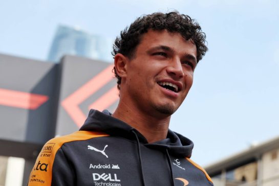 Lando Norris (GBR) McLaren F1 Team.
23.09.2026. Formula One World Championship, Rd 15, Azerbaijan Grand Prix, Baku, Azerbaijan, Preparations Day.
- www.xpbimages.com, EMail: requests@xpbimages.com © Copyright: Rew / XPB Images