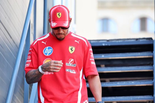 Lewis Hamilton (GBR) Scuderia Ferrari.
23.09.2026. Formula One World Championship, Rd 15, Azerbaijan Grand Prix, Baku, Azerbaijan, Preparations Day.
- www.xpbimages.com, EMail: requests@xpbimages.com © Copyright: Batchelor / XPB Images