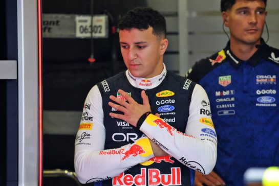 Isack Hadjar (FRA) Red Bull Racing.
24.09.2026. Formula One World Championship, Rd 15, Azerbaijan Grand Prix, Baku, Azerbaijan, Practice Day.
- www.xpbimages.com, EMail: requests@xpbimages.com © Copyright: Batchelor / XPB Images