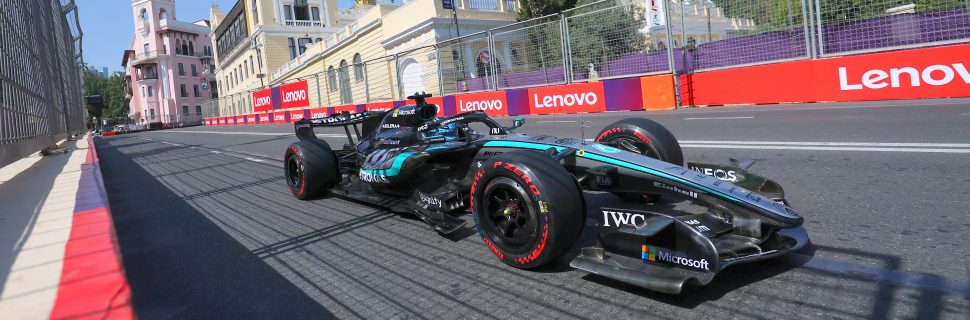 Azerbaijan GP: Russell edges Antonelli in disrupted FP2