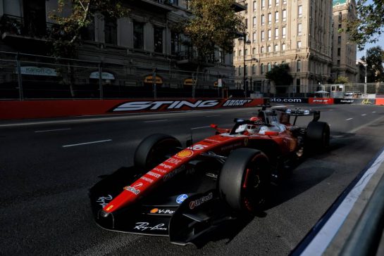 Charles Leclerc (MON) Scuderia Ferrari SF-26.
24.09.2026. Formula One World Championship, Rd 15, Azerbaijan Grand Prix, Baku, Azerbaijan, Practice Day.
- www.xpbimages.com, EMail: requests@xpbimages.com © Copyright: Charniaux / XPB Images