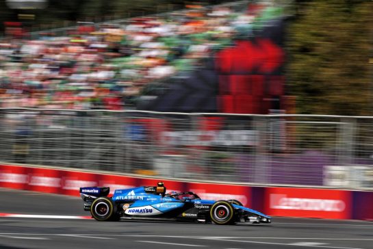 Carlos Sainz (ESP) Williams F1 Team FW48.
25.09.2026. Formula One World Championship, Rd 15, Azerbaijan Grand Prix, Baku, Azerbaijan, Qualifying Day.
- www.xpbimages.com, EMail: requests@xpbimages.com © Copyright: Bearne / XPB Images