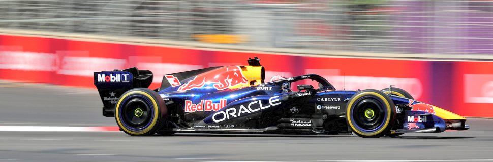 Azerbaijan GP: Verstappen tops eventful final practice from Russell