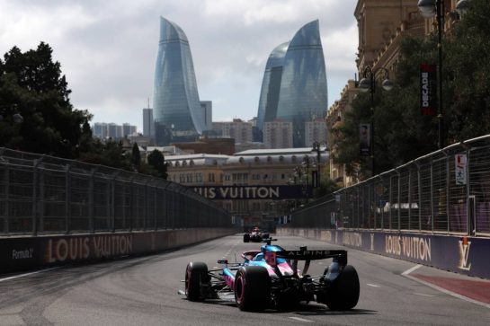 Pierre Gasly (FRA) Alpine F1 Team A526.
25.09.2026. Formula One World Championship, Rd 15, Azerbaijan Grand Prix, Baku, Azerbaijan, Qualifying Day.
- www.xpbimages.com, EMail: requests@xpbimages.com © Copyright: Rew / XPB Images