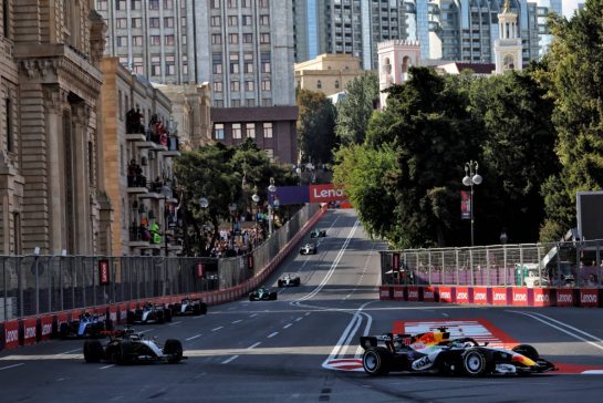 Arvid Lindblad (GBR) Racing Bulls Formula One Team VCARB 03.
26.09.2026. Formula One World Championship, Rd 15, Azerbaijan Grand Prix, Baku, Azerbaijan, Race Day.
- www.xpbimages.com, EMail: requests@xpbimages.com © Copyright: Rew / XPB Images