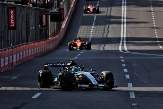 George Russell (GBR) Mercedes AMG Formula One Team W17.
26.09.2026. Formula One World Championship, Rd 15, Azerbaijan Grand Prix, Baku, Azerbaijan, Race Day.
- www.xpbimages.com, EMail: requests@xpbimages.com © Copyright: Rew / XPB Images