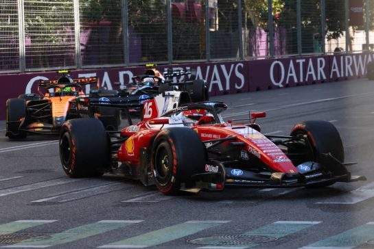 Charles Leclerc (MON) Scuderia Ferrari SF-26.
26.09.2026. Formula One World Championship, Rd 15, Azerbaijan Grand Prix, Baku, Azerbaijan, Race Day.
- www.xpbimages.com, EMail: requests@xpbimages.com © Copyright: Bearne / XPB Images