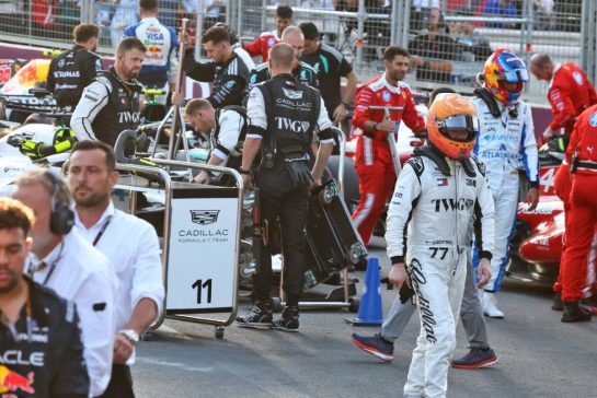 Valtteri Bottas (FIN) Cadillac Formula 1 Team in parc ferme.
26.09.2026. Formula One World Championship, Rd 15, Azerbaijan Grand Prix, Baku, Azerbaijan, Race Day.
- www.xpbimages.com, EMail: requests@xpbimages.com © Copyright: Bearne / XPB Images