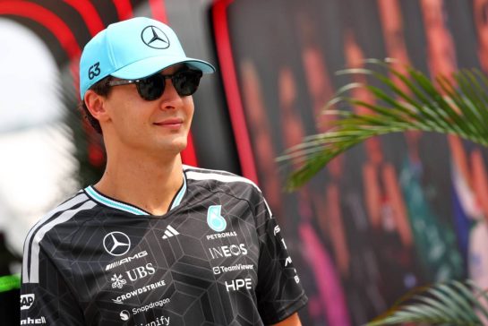 George Russell (GBR) Mercedes AMG Formula One Team.
04.10.2026. Formula 1 World Championship, Rd 16, Bahrain Grand Prix, Sepang, Malaysia, Race Day.
- www.xpbimages.com, EMail: requests@xpbimages.com © Copyright: Bearne / XPB Images
