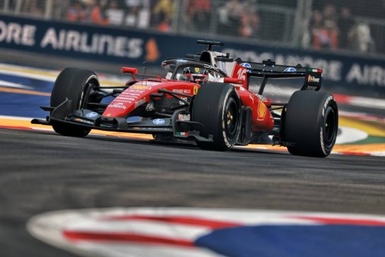 Charles Leclerc (MON) Scuderia Ferrari SF-26.
09.10.2026. Formula 1 World Championship, Rd 17, Singapore Grand Prix, Marina Bay Street Circuit, Singapore, Practice and Sprint Qualifying.
- www.xpbimages.com, EMail: requests@xpbimages.com © Copyright: Charniaux / XPB Images