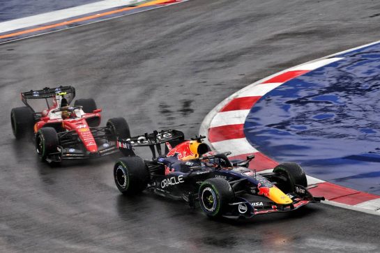 Max Verstappen (NLD) Red Bull Racing RB22.
10.10.2026. Formula 1 World Championship, Rd 17, Singapore Grand Prix, Marina Bay Street Circuit, Singapore, Sprint and Qualifying.
- www.xpbimages.com, EMail: requests@xpbimages.com © Copyright: Bearne / XPB Images