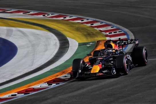 Max Verstappen (NLD) Red Bull Racing RB22.
10.10.2026. Formula 1 World Championship, Rd 17, Singapore Grand Prix, Marina Bay Street Circuit, Singapore, Sprint and Qualifying.
- www.xpbimages.com, EMail: requests@xpbimages.com © Copyright: Moy / XPB Images