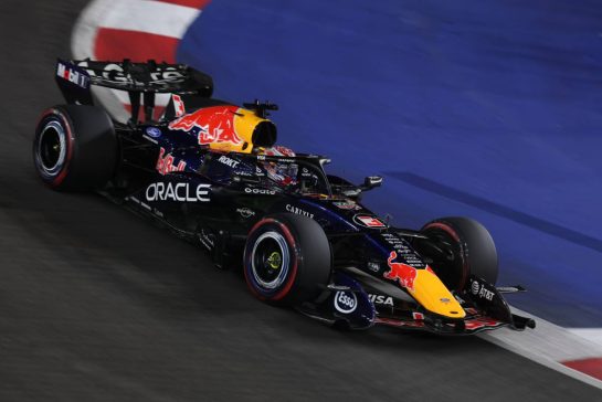Max Verstappen (NLD) Red Bull Racing RB22.
10.10.2026. Formula 1 World Championship, Rd 17, Singapore Grand Prix, Marina Bay Street Circuit, Singapore, Sprint and Qualifying.
- www.xpbimages.com, EMail: requests@xpbimages.com © Copyright: Moy / XPB Images