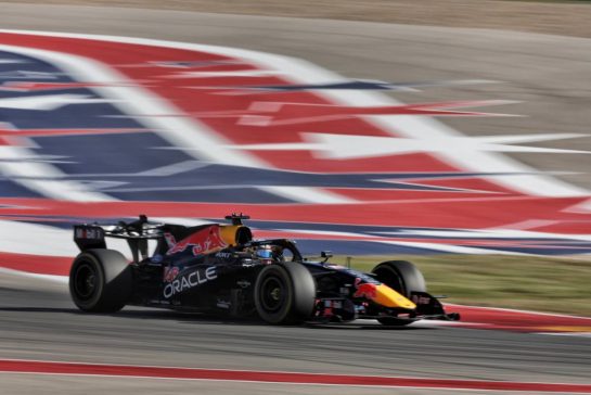 Max Verstappen (NLD) Red Bull Racing RB22.
23.10.2026. Formula 1 World Championship, Rd 18, United States Grand Prix, Austin, United States, Practice Day.
- www.xpbimages.com, EMail: requests@xpbimages.com © Copyright: Dunbar / XPB Images