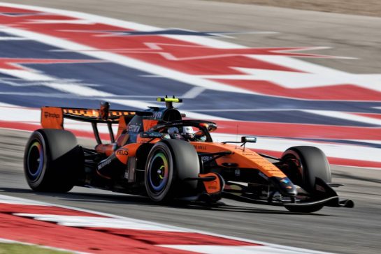 Lando Norris (GBR) McLaren F1 Team MCL40.
23.10.2026. Formula 1 World Championship, Rd 18, United States Grand Prix, Austin, United States, Practice Day.
- www.xpbimages.com, EMail: requests@xpbimages.com © Copyright: Dunbar / XPB Images
