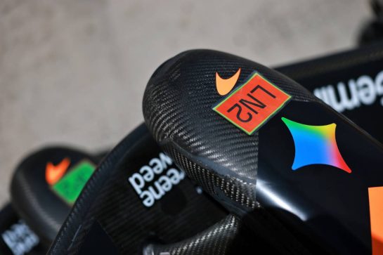Nosecones for Lando Norris (GBR) McLaren F1 Team.
24.10.2026. Formula 1 World Championship, Rd 18, United States Grand Prix, Austin, United States, Qualifying Day.
- www.xpbimages.com, EMail: requests@xpbimages.com © Copyright: Charniaux / XPB Images