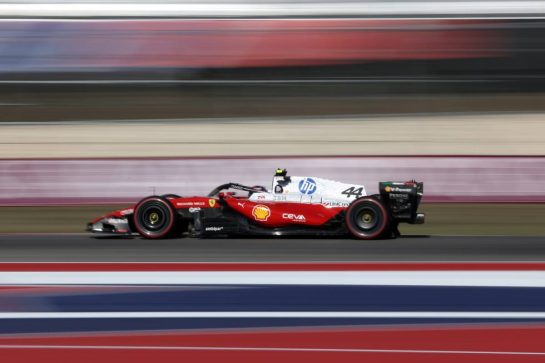 Lewis Hamilton (GBR) Scuderia Ferrari SF-26.
24.10.2026. Formula 1 World Championship, Rd 18, United States Grand Prix, Austin, United States, Qualifying Day.
- www.xpbimages.com, EMail: requests@xpbimages.com © Copyright: Dunbar / XPB Images