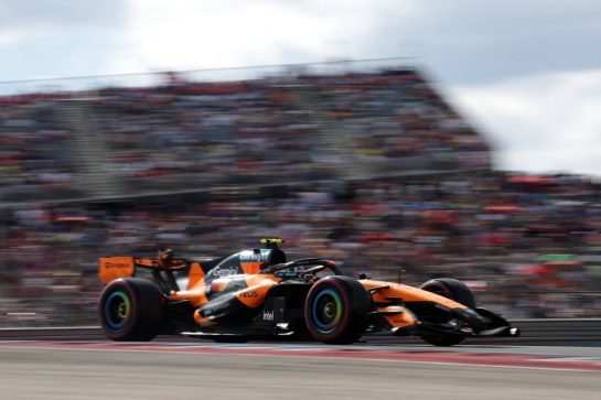 Lando Norris (GBR) McLaren F1 Team MCL40.
24.10.2026. Formula 1 World Championship, Rd 18, United States Grand Prix, Austin, United States, Qualifying Day.
- www.xpbimages.com, EMail: requests@xpbimages.com © Copyright: Dunbar / XPB Images