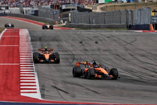 Oscar Piastri (AUS) McLaren F1 Team MCL40.
25.10.2026. Formula 1 World Championship, Rd 18, United States Grand Prix, Austin, United States, Race.
- www.xpbimages.com, EMail: requests@xpbimages.com © Copyright: Rew / XPB Images