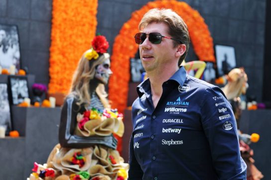 James Vowles (GBR) Williams F1 Team, Team Principal.
29.10.2026. Formula 1 World Championship, Rd 19, Mexico City Grand Prix, Mexico City, Mexico, Preparations Day.
- www.xpbimages.com, EMail: requests@xpbimages.com © Copyright: Moy / XPB Images