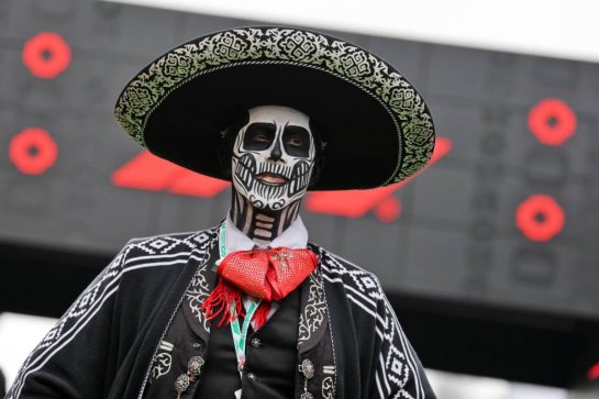 Paddock atmosphere - Day of the Dead.
30.10.2026. Formula 1 World Championship, Rd 19, Mexico City Grand Prix, Mexico City, Mexico, Practice Day.
- www.xpbimages.com, EMail: requests@xpbimages.com © Copyright: Moy / XPB Images