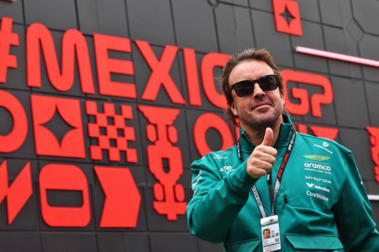 Fernando Alonso (ESP) Aston Martin F1 Team.
30.10.2026. Formula 1 World Championship, Rd 19, Mexico City Grand Prix, Mexico City, Mexico, Practice Day.
- www.xpbimages.com, EMail: requests@xpbimages.com © Copyright: Patching / XPB Images